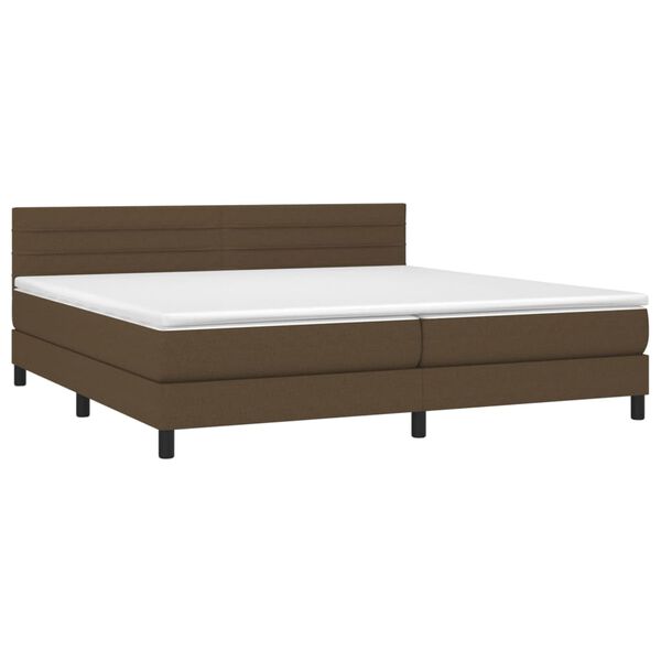 vidaXL &Kappa;&rho;&epsilon;&beta;ά&tau;&iota; Boxspring &mu;&epsilon; &Sigma;&tau;&rho;ώ&mu;&alpha; &Sigma;&kappa;&omicron;ύ&rho;&omicron; &Kappa;&alpha;&phi;έ 200x200 &epsilon;&kappa;. &Upsilon;&phi;&alpha;&sigma;&mu;ά&tau;&iota;&nu;&omicron;