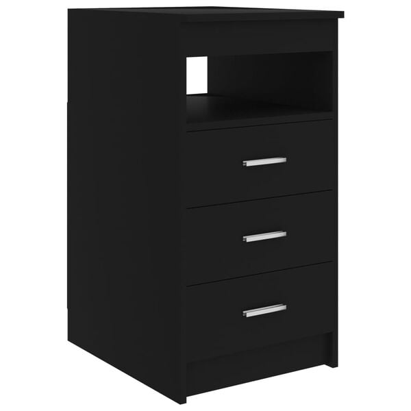 vidaXL Γραφείο Μαύρο 140 x 50 x 76 εκ. από Επεξ. Ξύλο