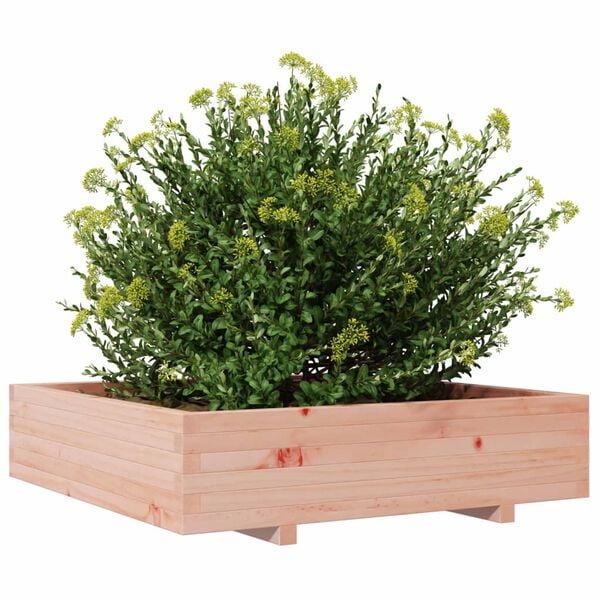 vidaXL Ζαρντινιέρα Κήπου 100x100x26,5 εκ. από Μασίφ Ξύλο Ψευδοτσούγκας