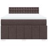 vidaXL &Kappa;&rho;&epsilon;&beta;ά&tau;&iota; Boxspring &mu;&epsilon; &Sigma;&tau;&rho;ώ&mu;&alpha; &Sigma;&kappa;&omicron;ύ&rho;&omicron; &Kappa;&alpha;&phi;έ 160x200 &epsilon;&kappa; &Upsilon;&phi;&alpha;&sigma;&mu;ά&tau;&iota;&nu;&omicron;