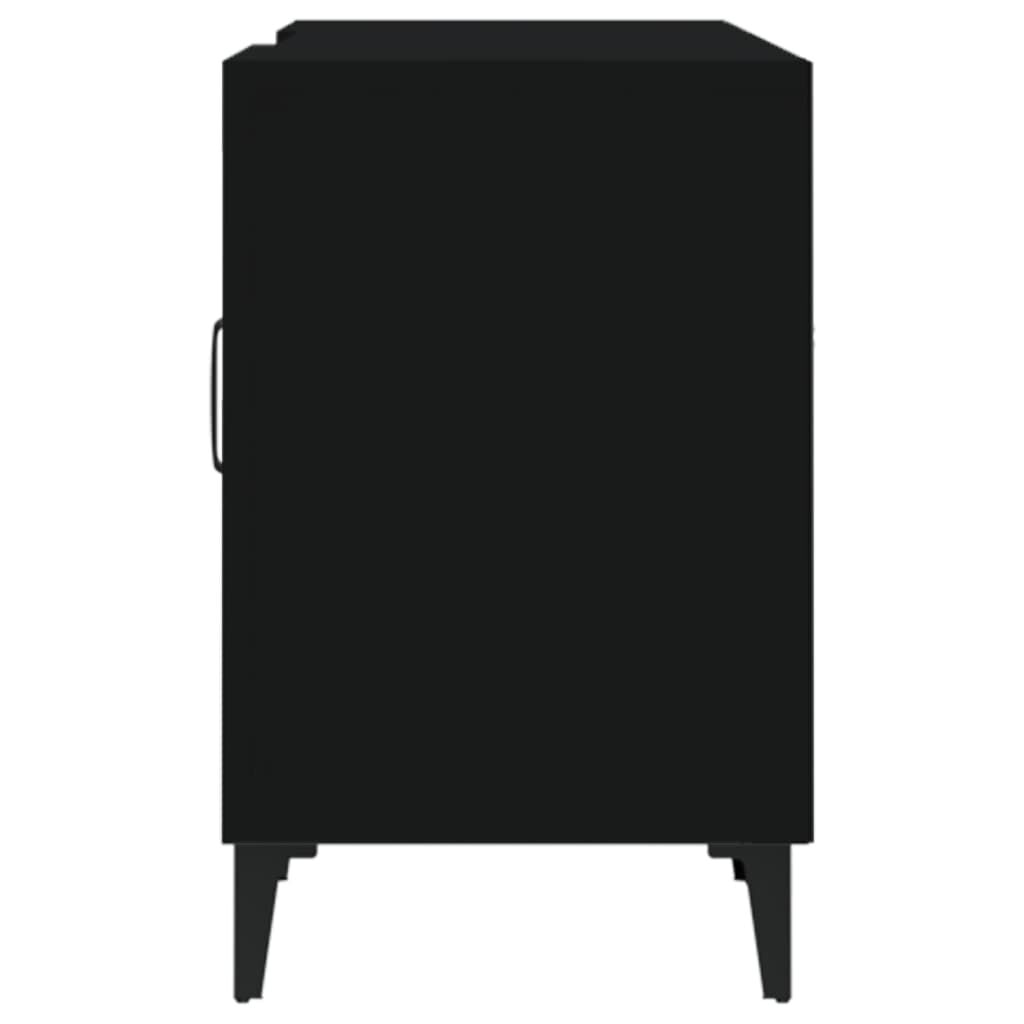 vidaXL Έπιπλο Τηλεόρασης Μαύρο 150x30x50 εκ. Επεξεργασμένο Ξύλο