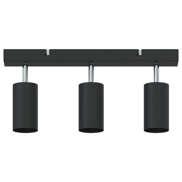vidaXL Σποτ οροφής Μαύρο 38 x 5.5 x 16.5 εκ Ατσάλι