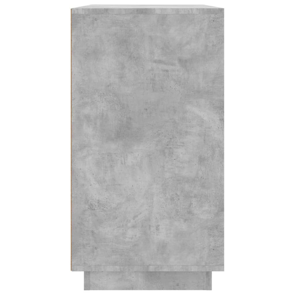 vidaXL Ντουλάπι Γκρι Σκυροδέματος 80x34x75 εκ. Επεξεργασμένο Ξύλο