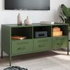 vidaXL Έπιπλο Τηλεόρασης Πράσινο Λαδί 100,5x39x50,5 εκ. από Ατσάλι