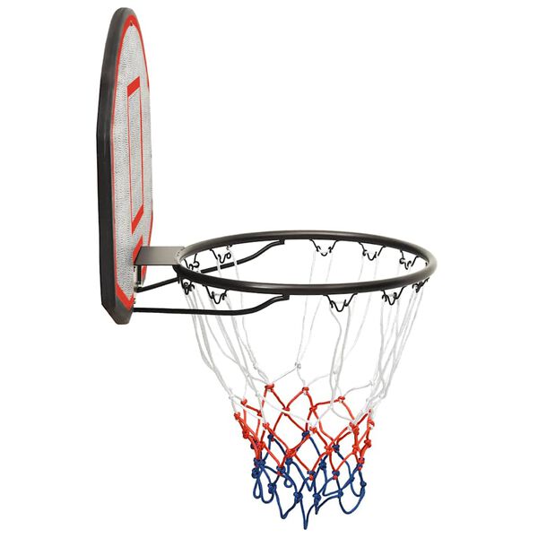 vidaXL Ταμπλό Μπασκέτας Μαύρο 71x45x2 εκ. από Πολυαιθυλένιο