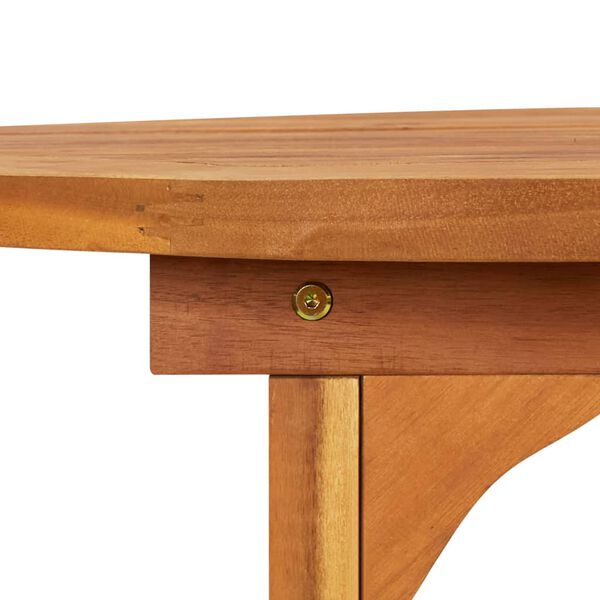 vidaXL Τραπεζαρία Κήπου 280 x 90 x 75 εκ. από Μασίφ Ξύλο Ακακίας