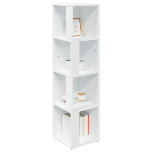 vidaXL Ντουλάπι Γωνία Λευκό 33 x 33 x 132 εκ. από Μοριοσανίδα