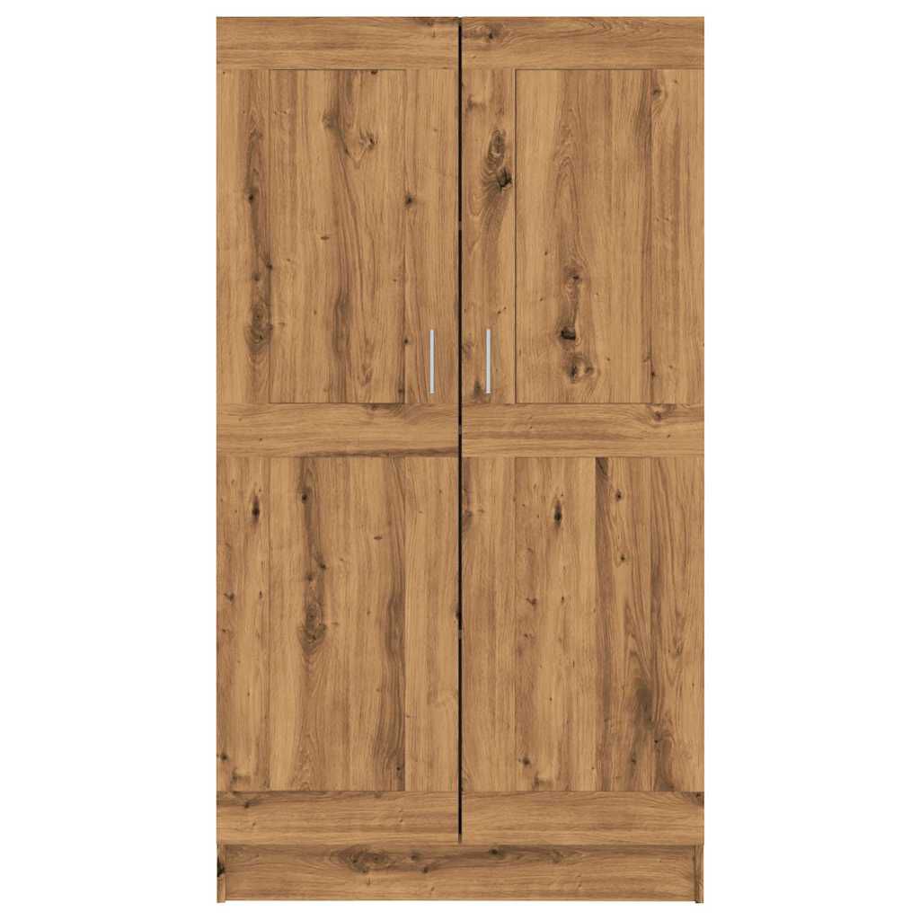 vidaXL Βιβλιοθήκη Artisan Δρυς 82,5x30,5x150 εκ. Επεξεργασμένο Ξύλο