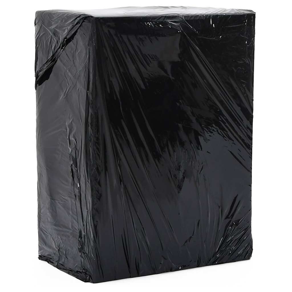 vidaXL Stretch Film 6 τεμάχια Μαύρο 20 μm 50 cm x 150 m