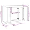 vidaXL Ντουλάπι Καπνιστή Δρυς 92 x 35 x 75 εκ. από Επεξεργασμένο Ξύλο