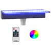 vidaXL Σιντριβάνι Καταρράκτης Πισίνας με RGB LED 45 εκ. Ακρυλικό
