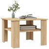 vidaXL Τραπεζάκι Σαλονιού Sonoma Δρυς 60x60x42 εκ. από Επεξ. Ξύλο