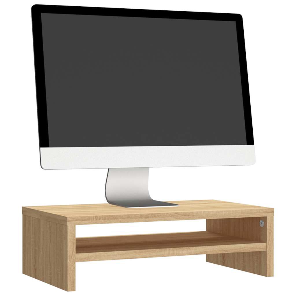 vidaXL Βάση Οθόνης Χρώμα Sonoma Δρυς 42 x 24 x 13 εκ. από Επεξ. Ξύλο