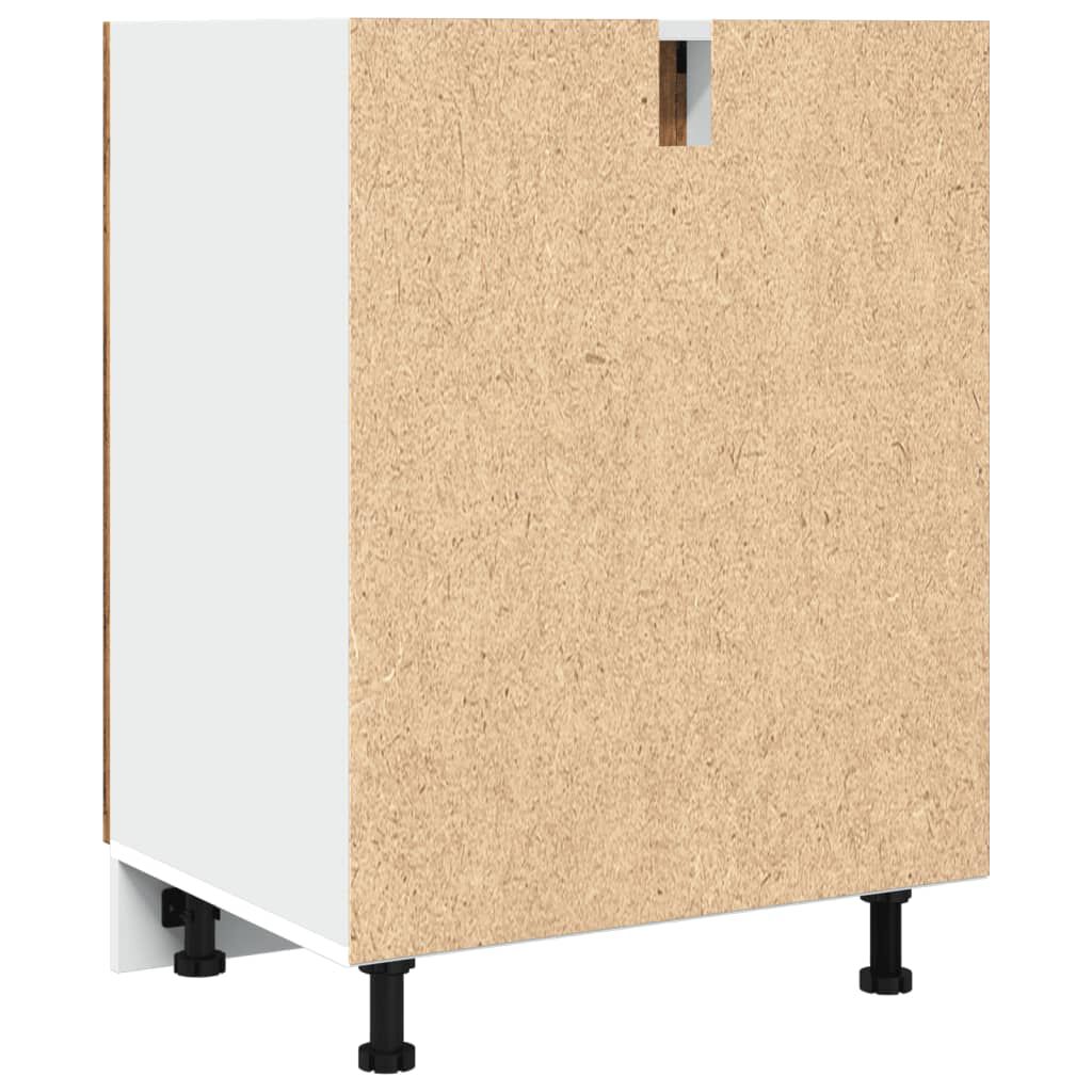 vidaXL Κάτω ντουλάπι Lyon Παλιό ξύλο 60x46x81,5 cm Κατασκευασμένο ξύλο