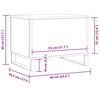 vidaXL Βάση Ενυδρείου Artisan Δρυς 36x75x72,5 εκ. από Τεχνητό Ξύλο