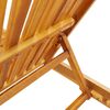 vidaXL Ξαπλώστρα 3 pcs Καφέ 40 x 40 x 40εκ Μασίφ ξύλο ακακίας