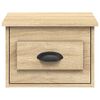 vidaXL Κομοδίνο Επιτοίχιο Sonoma Δρυς 41,5 x 36 x 28 εκ.