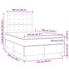 vidaXL &Kappa;&rho;&epsilon;&beta;ά&tau;&iota; Boxspring &mu;&epsilon; &Sigma;&tau;&rho;ώ&mu;&alpha; &Sigma;&kappa;&omicron;ύ&rho;&omicron; &Gamma;&kappa;&rho;&iota; 120x190 &epsilon;&kappa; &Upsilon;&phi;&alpha;&sigma;&mu;ά&tau;&iota;&nu;&omicron;
