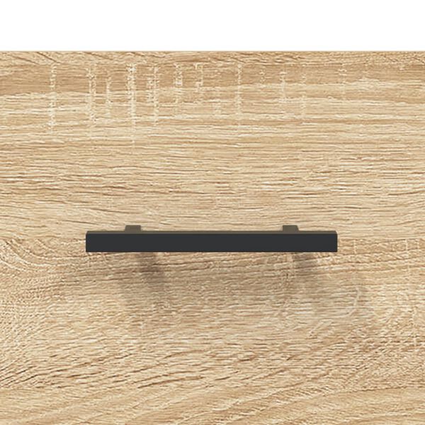 vidaXL Κομοδίνα Επιτοίχια 2 τεμ. Sonoma Δρυς 35 x 35 x 20 εκ.