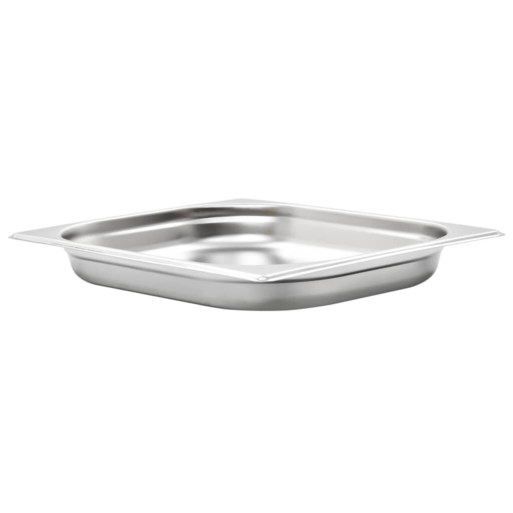vidaXL Λεκάνες Gastronorm 8 τεμ. GN 1/2 40 χιλ. από Ανοξείδωτο Ατσάλι