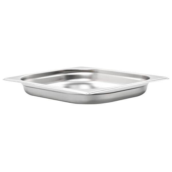 vidaXL Λεκάνες Gastronorm 8 τεμ. GN 1/2 40 χιλ. από Ανοξείδωτο Ατσάλι