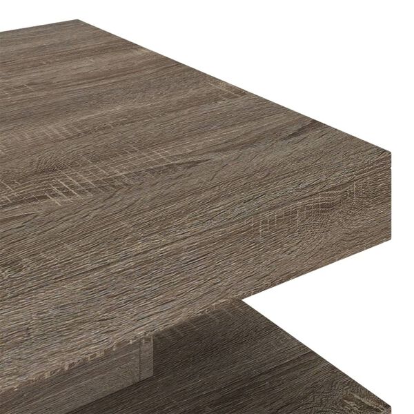 vidaXL Τραπεζάκι Σαλονιού Γκρι 60 x 60 x 35 εκ. από MDF