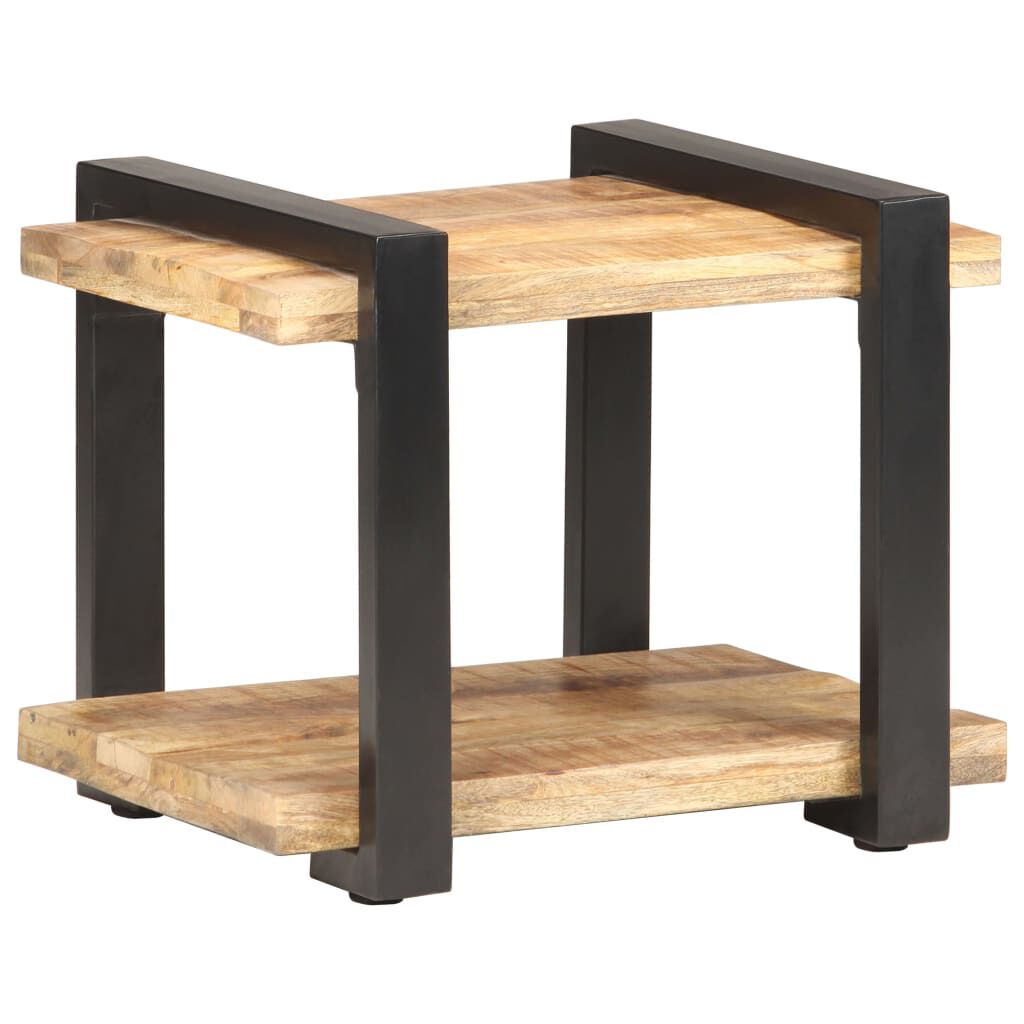 vidaXL Κομοδίνο 50 x 40 x 40 εκ. από Ακατέργαστο Ξύλο Μάνγκο