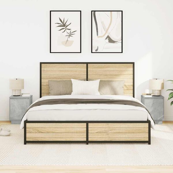 vidaXL &Kappa;&omicron;&mu;&omicron;&delta;ί&nu;&alpha; &mu;&epsilon; &phi;ώ&tau;&alpha; LED 2 &tau;&epsilon;&mu;ά&chi;&iota;&alpha; &Mu;&pi;&epsilon;&tau;ό&nu; &Gamma;&kappa;&rho;&iota; 38x34x50 cm