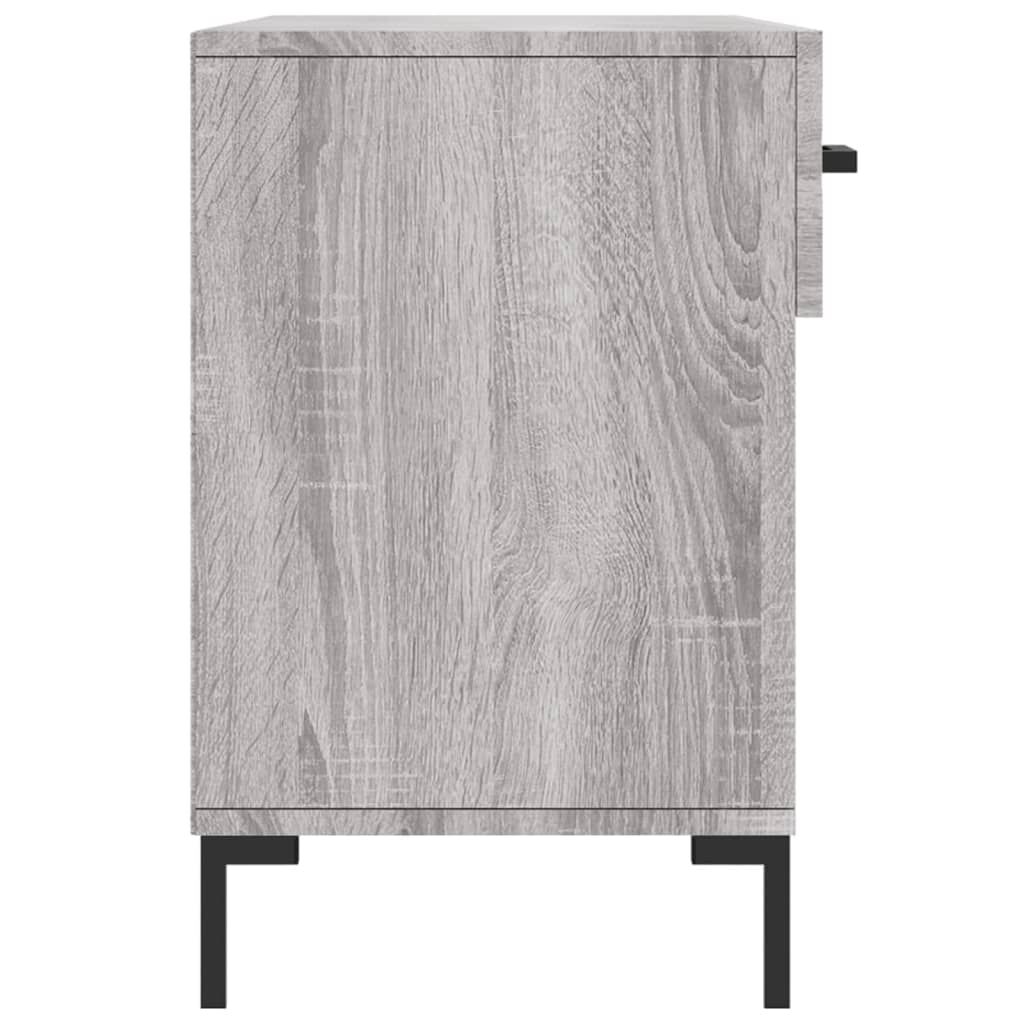 vidaXL Παπουτσοθήκη Γκρι Sonoma 102x35x55 εκ. από Επεξεργασμένο Ξύλο