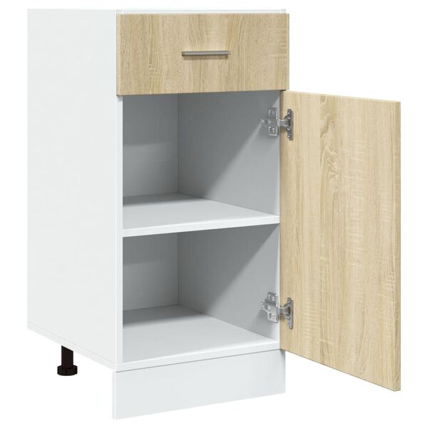 vidaXL Ντουλάπι με Συρτάρι Lyon Sonoma Δρυς 40x46x81,5 εκ. Επεξ. Ξύλο