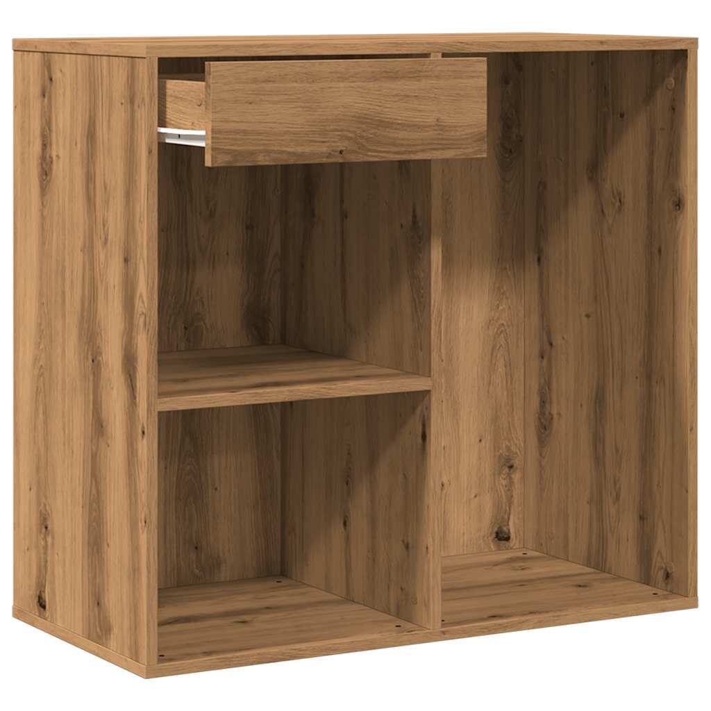 vidaXL Ντουλάπι καλλυντικών Artisan Oak 80x40x75cm Κατασκευασμένο ξύλο