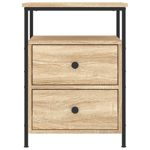 vidaXL Κομοδίνο Sonoma Δρυς 44 x 45 x 60 εκ. από Επεξεργασμένο Ξύλο