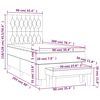 vidaXL &Kappa;&rho;&epsilon;&beta;ά&tau;&iota; Boxspring &mu;&epsilon; &Sigma;&tau;&rho;ώ&mu;&alpha; &Sigma;&kappa;&omicron;ύ&rho;&omicron; &Gamma;&kappa;&rho;&iota; 90x200 &epsilon;&kappa;. &Upsilon;&phi;&alpha;&sigma;&mu;ά&tau;&iota;&nu;&omicron;
