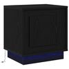 vidaXL Κομοδίνο με Μαύρο 44 x 34.5 x 45 εκ Επεξεργασμένο ξύλο