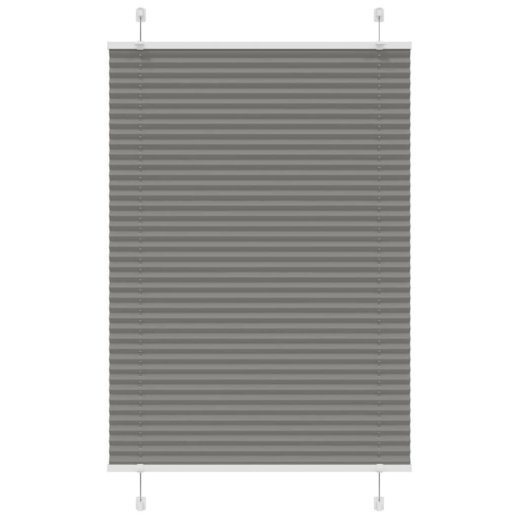 vidaXL Πλισέ περσίδα Ανθρακί 95x150 cm Πλάτος υφάσματος 94,4 cm