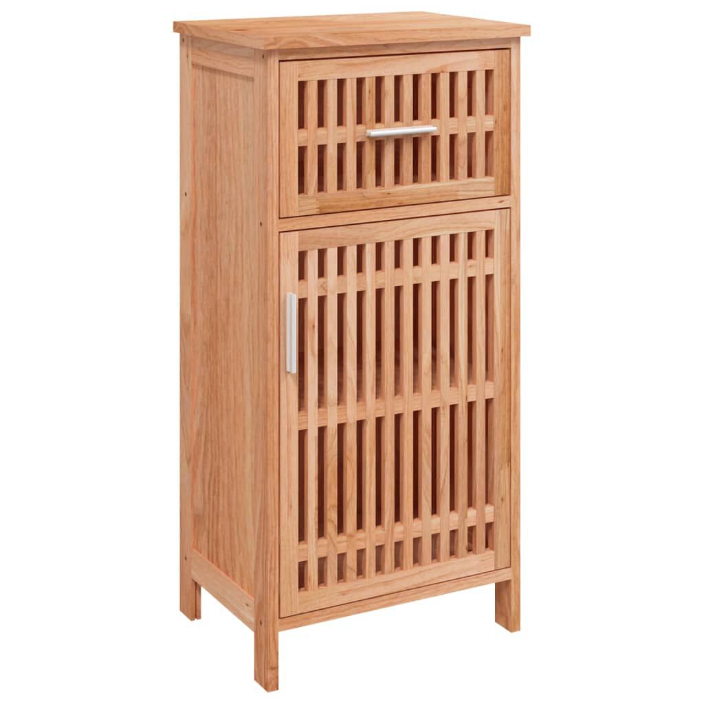 vidaXL Ντουλάπι Μπάνιου 42 x 29 x 82 εκ. από Μασίφ Ξύλο Καρυδιάς