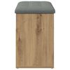 Πάγκος παπουτσιών vidaXL Artisan Oak 82x32x45,5 cm Κατασκευασμένο ξύλο