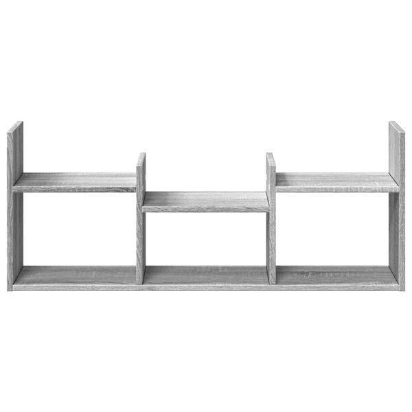vidaXL Ντουλάπι Τοίχου Γκρι Sonoma 100x18x40 εκ. Επεξεργασμένο Ξύλο