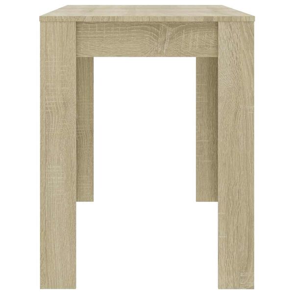 vidaXL Τραπεζαρία Sonoma Δρυς 120 x 60 x 76 εκ. από Επεξ. Ξύλο
