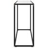 vidaXL Τραπέζι Κονσόλα Λευκό 100 x 35 x 75 εκ. από Ψημένο Γυαλί