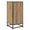 vidaXL Πλαϊνό γραφείο artisan δρυς 35 x 35.5 x 76 εκ
