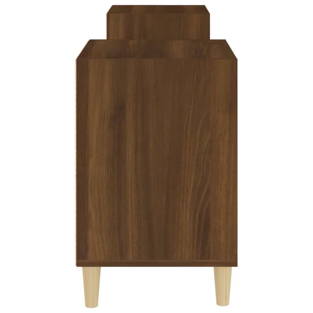 vidaXL Έπιπλο Τηλεόρασης Καφέ Δρυς 160x35x55 εκ. Επεξεργασμένο Ξύλο