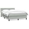vidaXL &Kappa;&rho;&epsilon;&beta;ά&tau;&iota; Boxspring &mu;&epsilon; &Sigma;&tau;&rho;ώ&mu;&alpha; &Alpha;&nu;&omicron;&iota;&chi;&tau;ό &Gamma;&kappa;&rho;&iota; 140x210 &epsilon;&kappa;. &Beta;&epsilon;&lambda;&omicron;ύ&delta;&iota;&nu;&omicron;