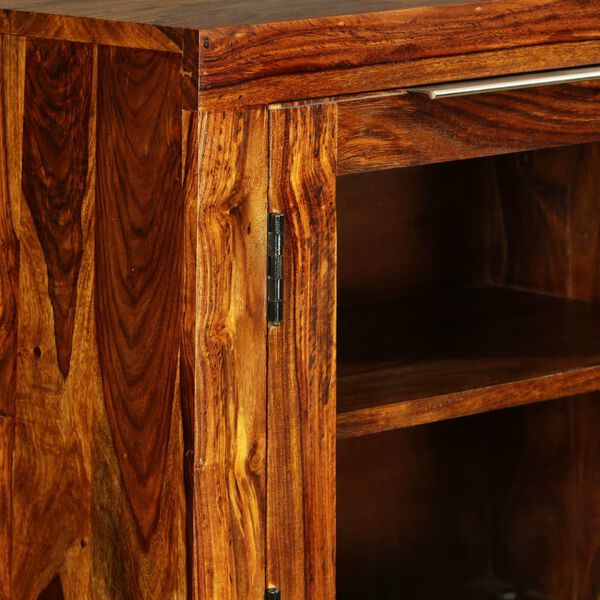 vidaXL Μπουφές Ψηλός 100 x 35 x 140 εκ. από Μασίφ Ξύλο Sheesham