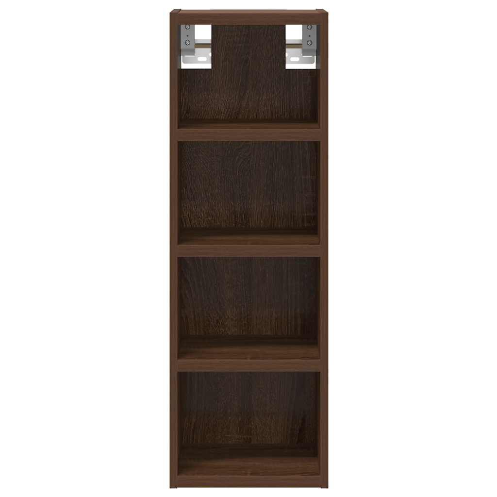 vidaXL κρεμαστό ντουλάπι Riga καφέ δρυς 20x29,5x60 cm Ξύλο μηχανής