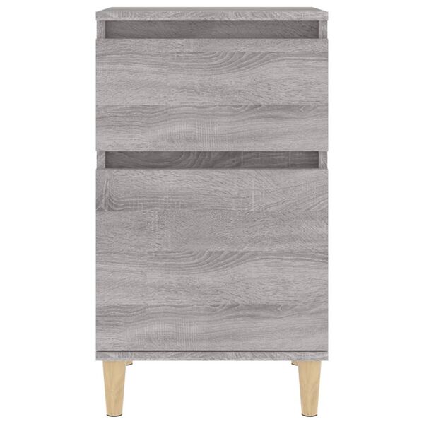 vidaXL Κομοδίνο Γκρι Sonoma 40x35x70 εκ.