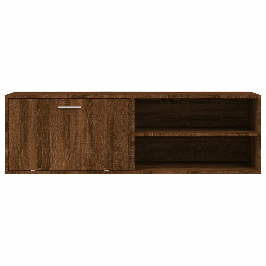 vidaXL Έπιπλο Τηλεόρασης Καφέ Δρυς 120x34x37 εκ. Επεξ. Ξύλο