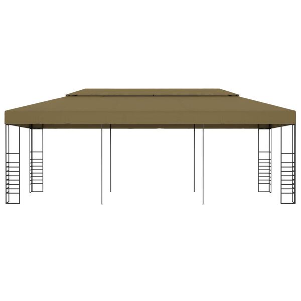 vidaXL Κιόσκι 6 x 3 x 2,7 μ. Taupe 180 γρ/μ²