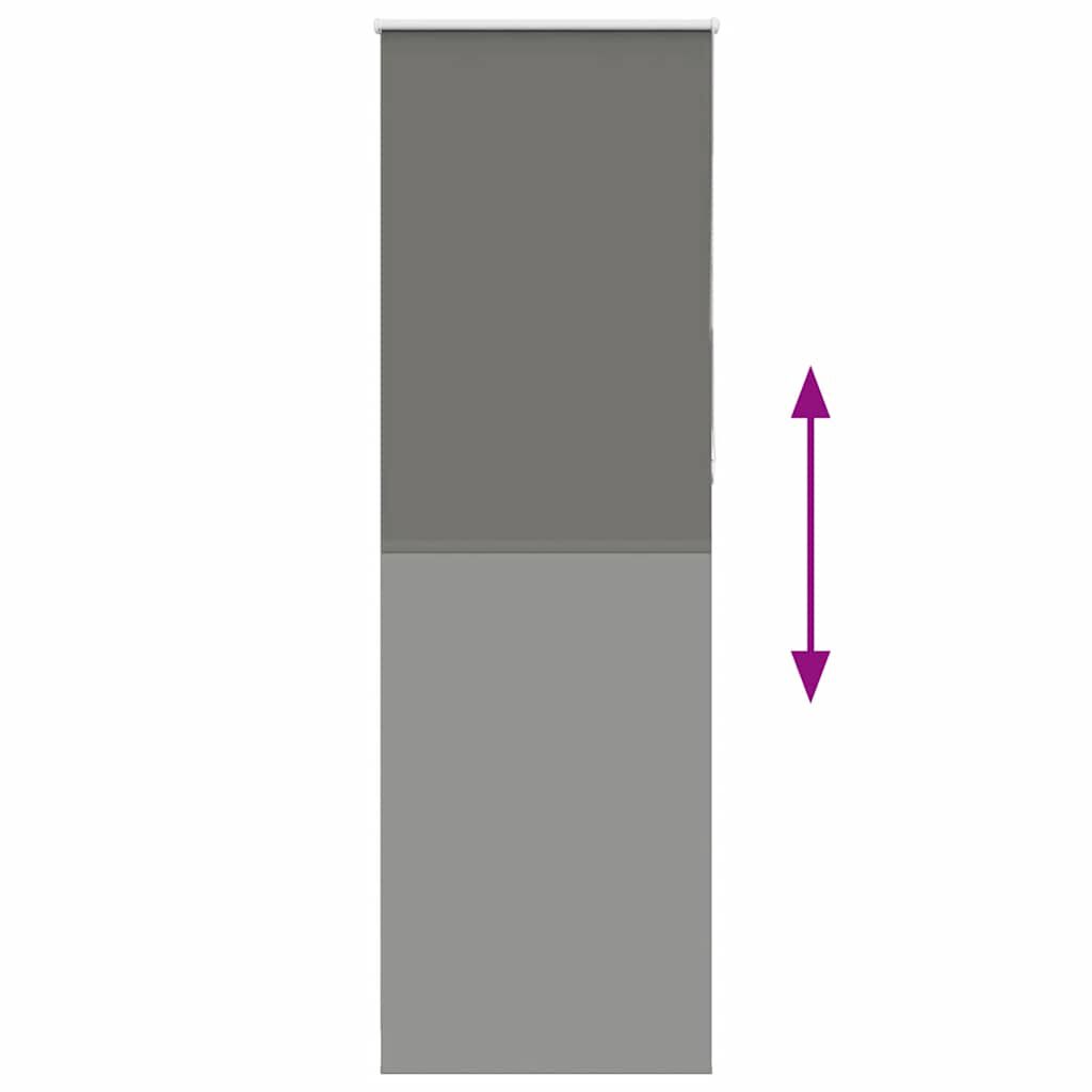 vidaXL Ρολέρ Μπλακάουτ γκρί 85x230 cm Πλάτος υφάσματος 80,7 cm