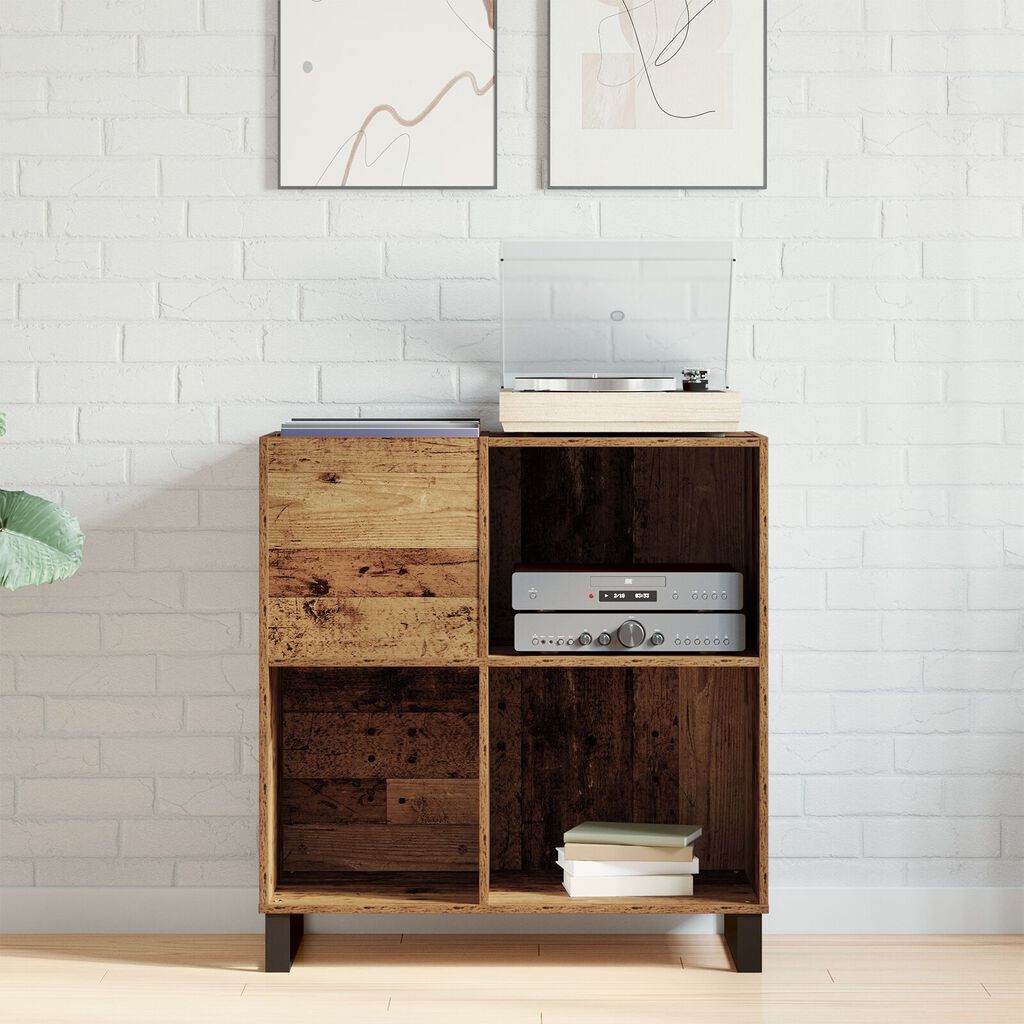 vidaXL Ντουλάπα Δίσκων Artisan Oak 84,5x38x89 εκ. Επεξεργασμένο Ξύλο
